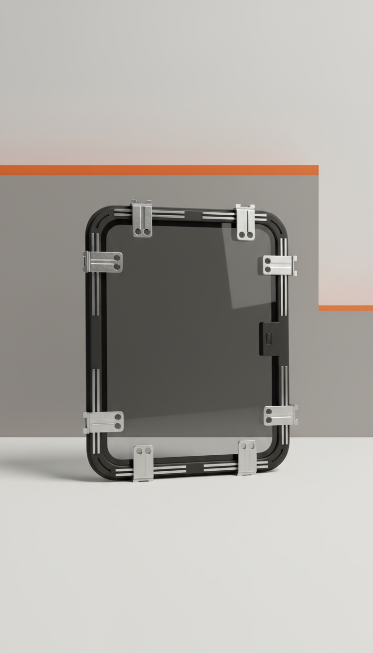 Universal Fit Van Window With Hardware Kit