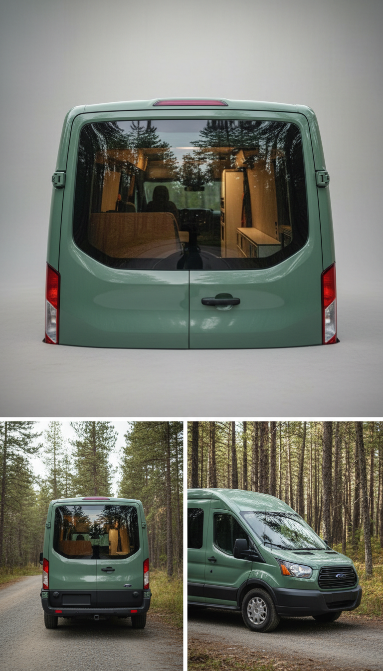 Ford Transit Fixed Tinted Window Upgrade